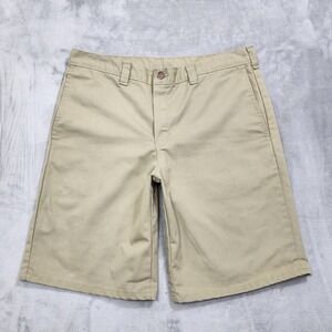 Vintage Dickies Shorts Mens 34 Beige Regular Fit Chino Workwear Utility Preppy